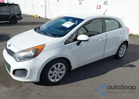 2013 Kia Rio Lx из США, поврежденный, VIN KNADM5A38D6224774